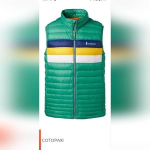 Cotopaxi retro green Men's medium vest